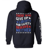 Those Who Give Up Liberty For Safety Aaria Tees