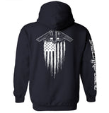 B2 Stealth Bomber Flag Aaria Tees