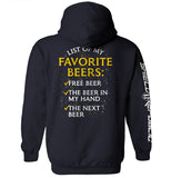 List of My Favorite Beers Aaria Tees