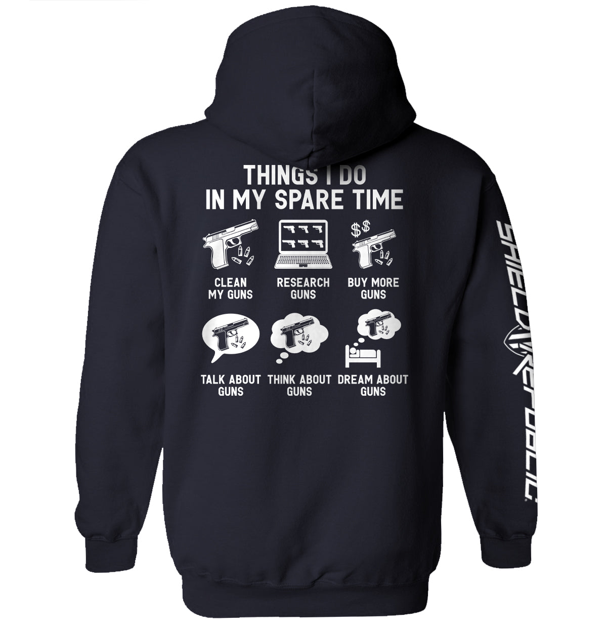 Things I Do In My Spare Time Guns - Aaria Tees Aaria Tees