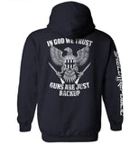 In God We Trust Guns Are Just Backup Aaria Tees