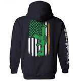 AR15 Irish American Flag (Back Print) Aaria Tees