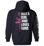 Just A Girl Who Loves Guns Aaria Tees