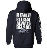 Never Retreat Always Reload - Aaria Tees Aaria Tees