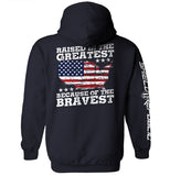 Raised In The Greatest Because Of The Bravest Aaria Tees