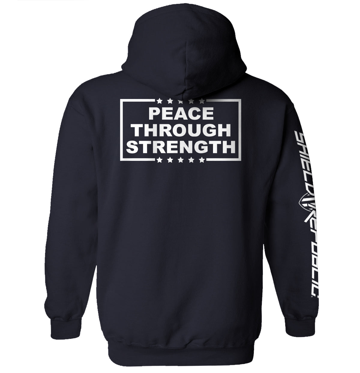 Peace Through Strength White - Aaria Tees Aaria Tees