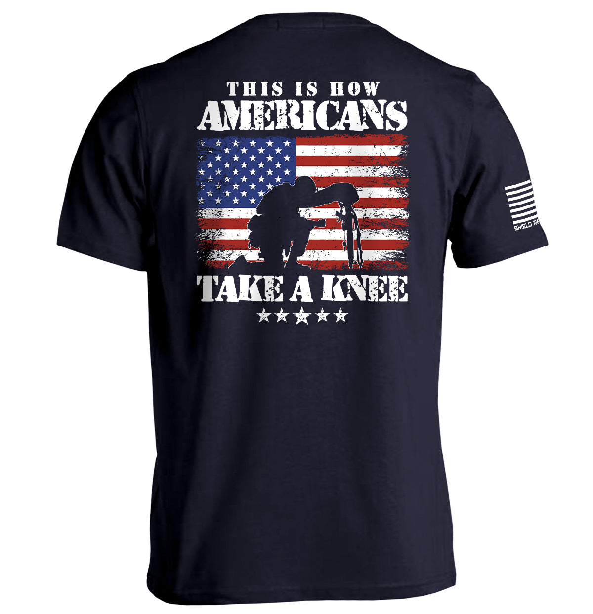 This Is How Americans Take A Knee - Aaria Tees Aaria Tees