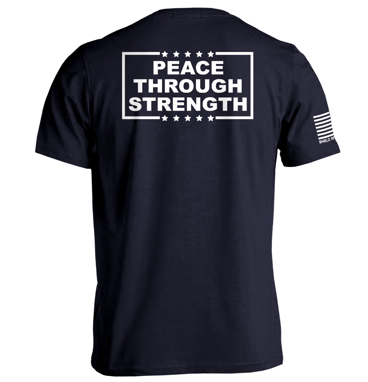 Peace Through Strength White - Aaria Tees Aaria Tees