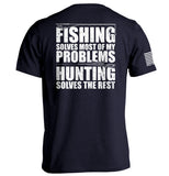 Fishing Solves Most Of My Problems - Aaria Tees Aaria Tees