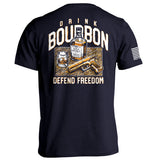 Drink Bourbon Defend Freedom Aaria Tees