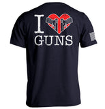 I Love Guns - Aaria Tees Aaria Tees