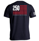 America 250 Years Anniversary Flag Aaria Tees