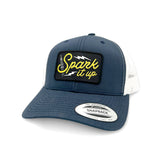 Spark it up Black (Woven Patch) Aaria Tees
