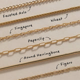 Figaro Charm & Layering Necklace - Aaria Tees Aaria Tees