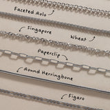 Figaro Charm & Layering Necklace - Aaria Tees Aaria Tees