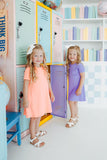 Neon Coral T-Shirt Dress - Aaria Tees Aaria Tees