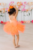 Neon Coral Tank Tutu Leotard - Aaria Tees Aaria Tees
