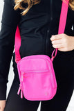 Neon Pink Crossbody Bag - Aaria Tees Aaria Tees