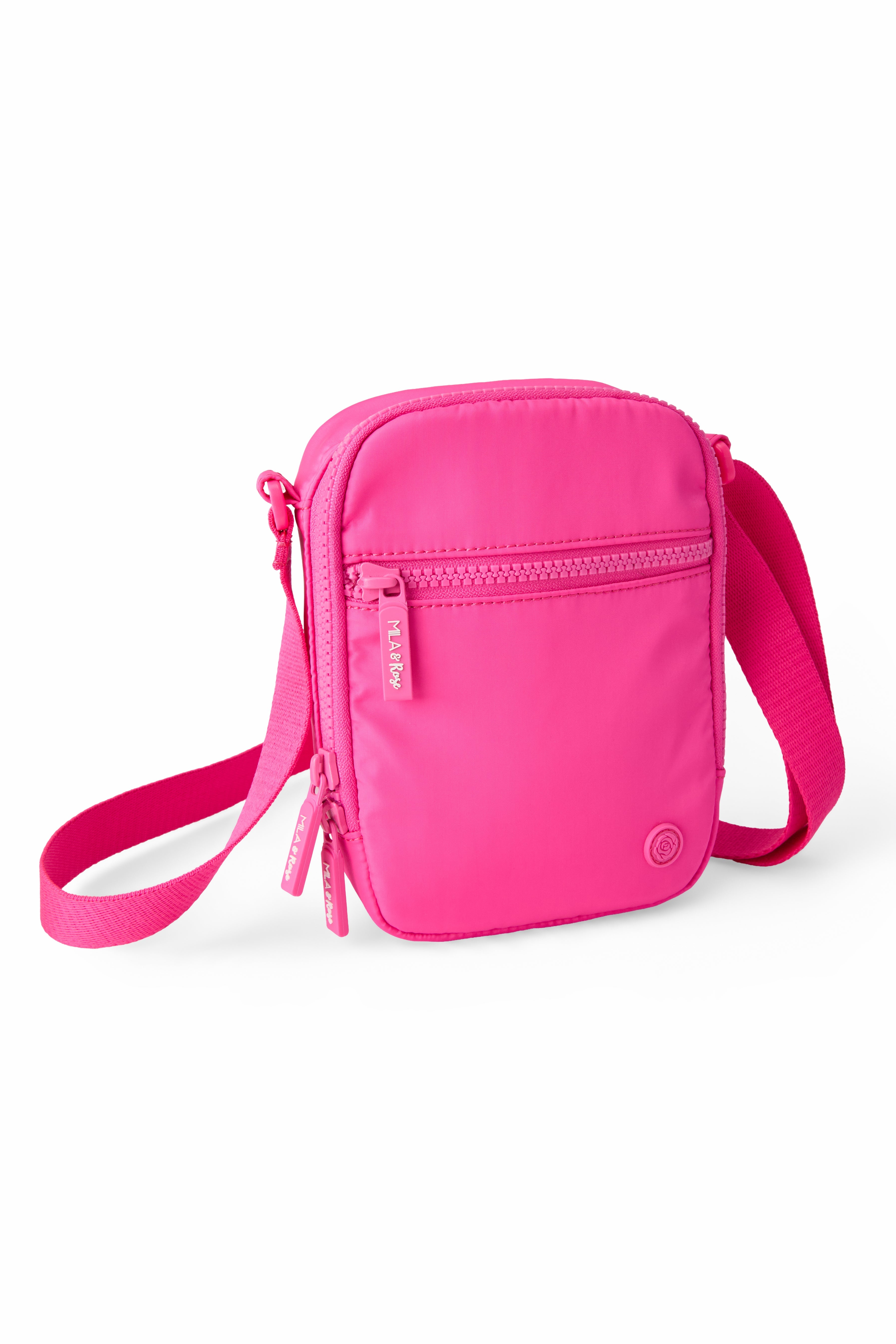 Neon Pink Crossbody Bag - Aaria Tees Aaria Tees