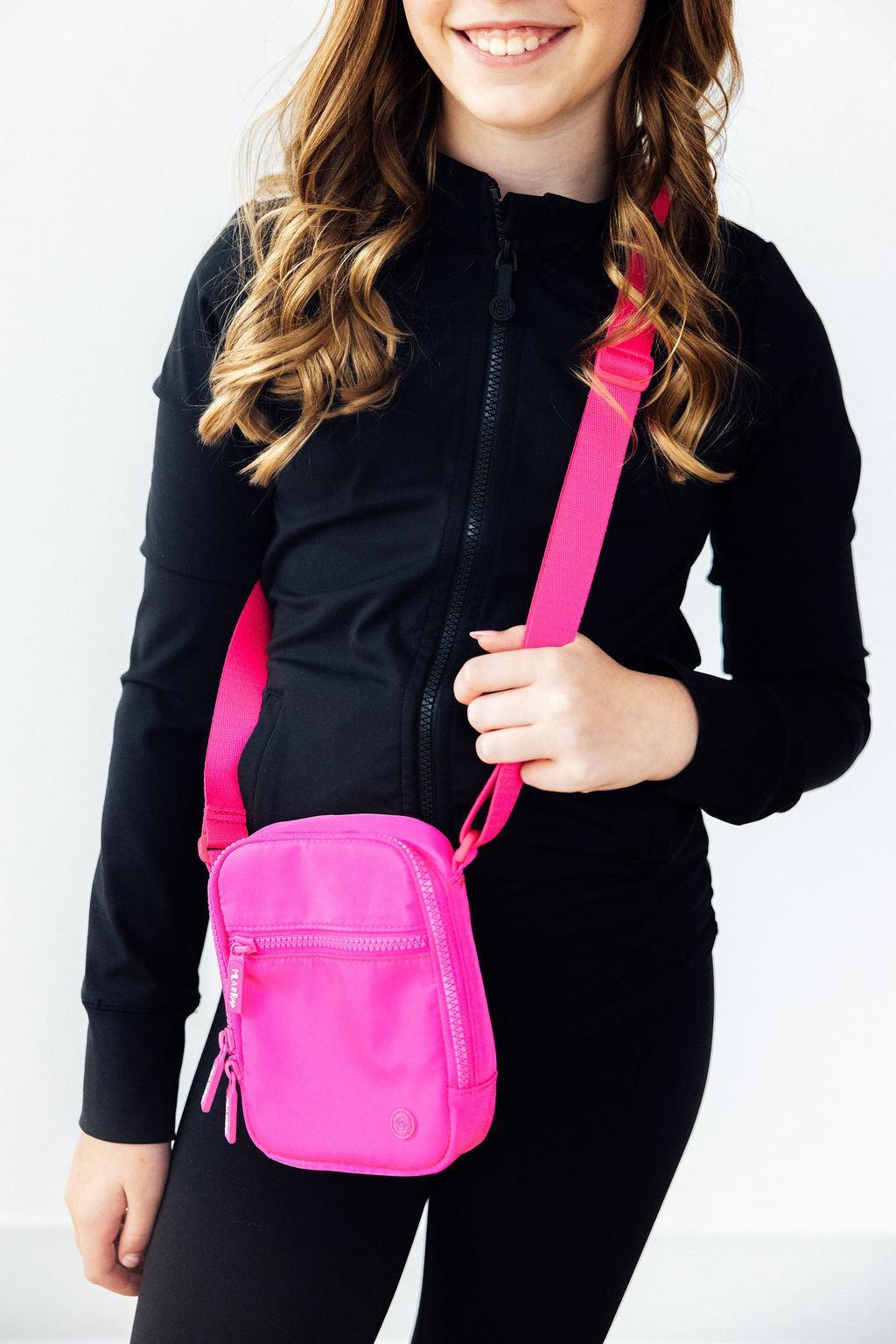 Neon Pink Crossbody Bag - Aaria Tees Aaria Tees