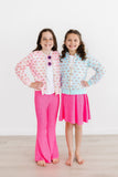 Neon Pink Scrunchy Bells - Aaria Tees Aaria Tees