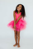 Neon Pink Tank Tutu Leotard - Aaria Tees Aaria Tees