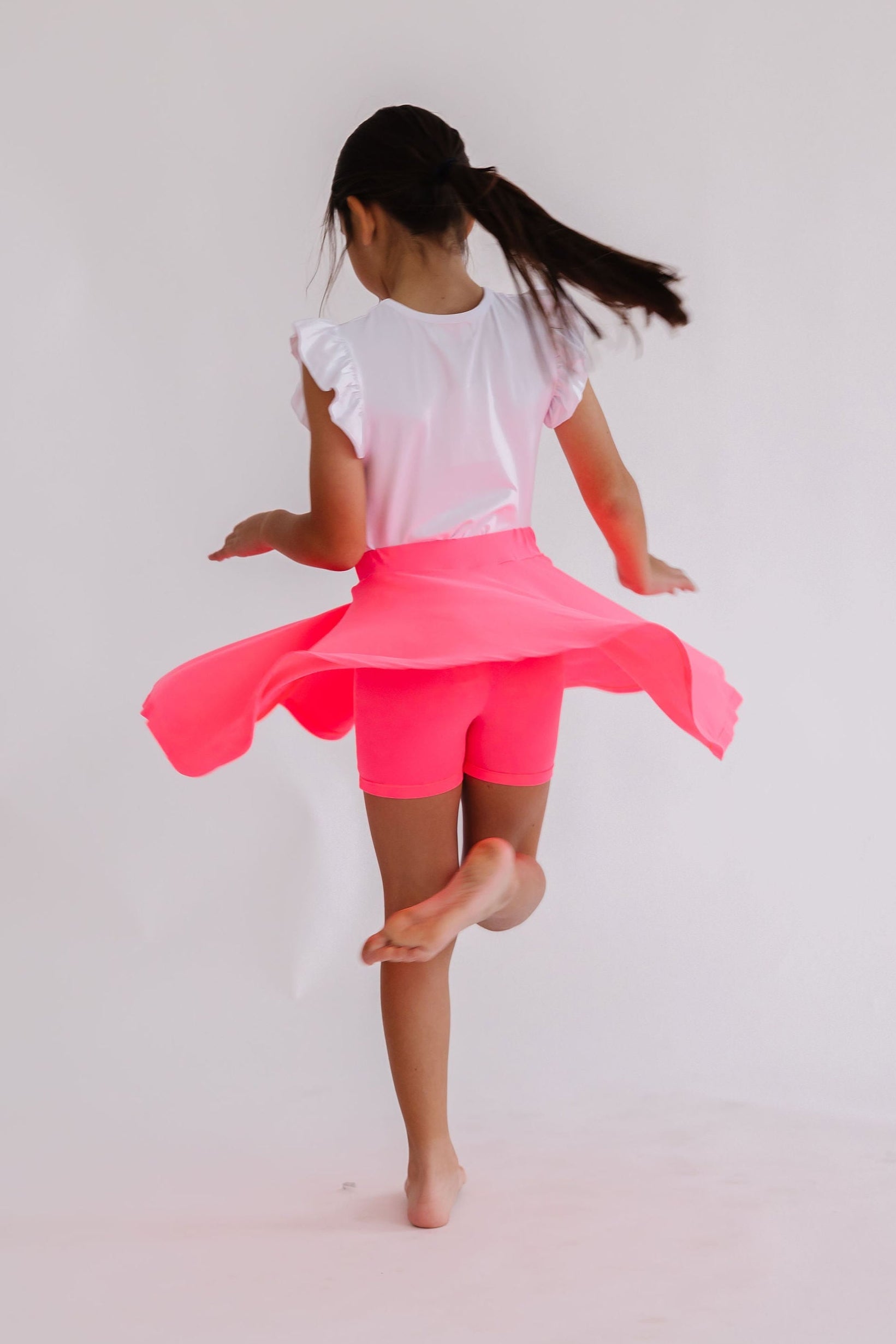 Neon Pink Twirl Skort - Aaria Tees Aaria Tees