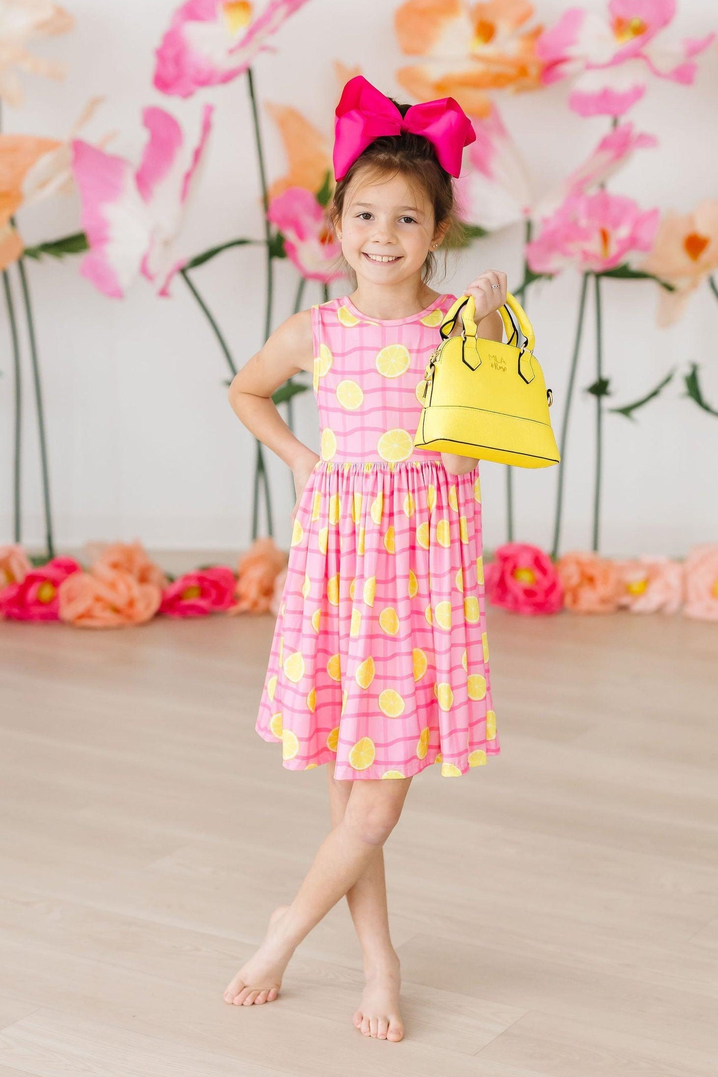 Neon Yellow Glitter Girl's Crossbody Purse - Aaria Tees Aaria Tees