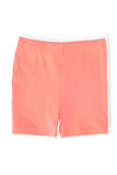 Neon Coral Twirl Shorts - Aaria Tees Aaria Tees