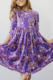 No Bad Days 3/4 Sleeve Pocket Twirl Dress - Aaria Tees Aaria Tees