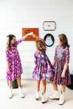 No Tricks, Just Treats 3/4 Sleeve Pocket Twirl Dress Aaria Tees