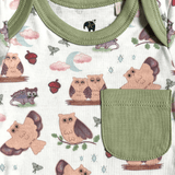 Owl Long Sleeve Bodysuit and Pant | Organic Pima Cotton - Aaria Tees Aaria Tees