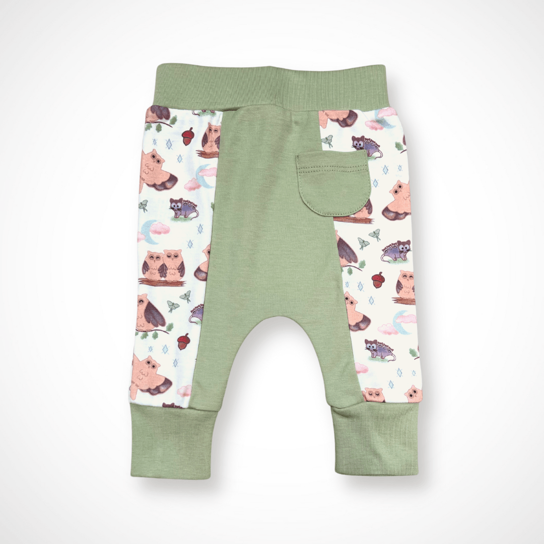 Owl Long Sleeve Bodysuit and Pant | Organic Pima Cotton - Aaria Tees Aaria Tees