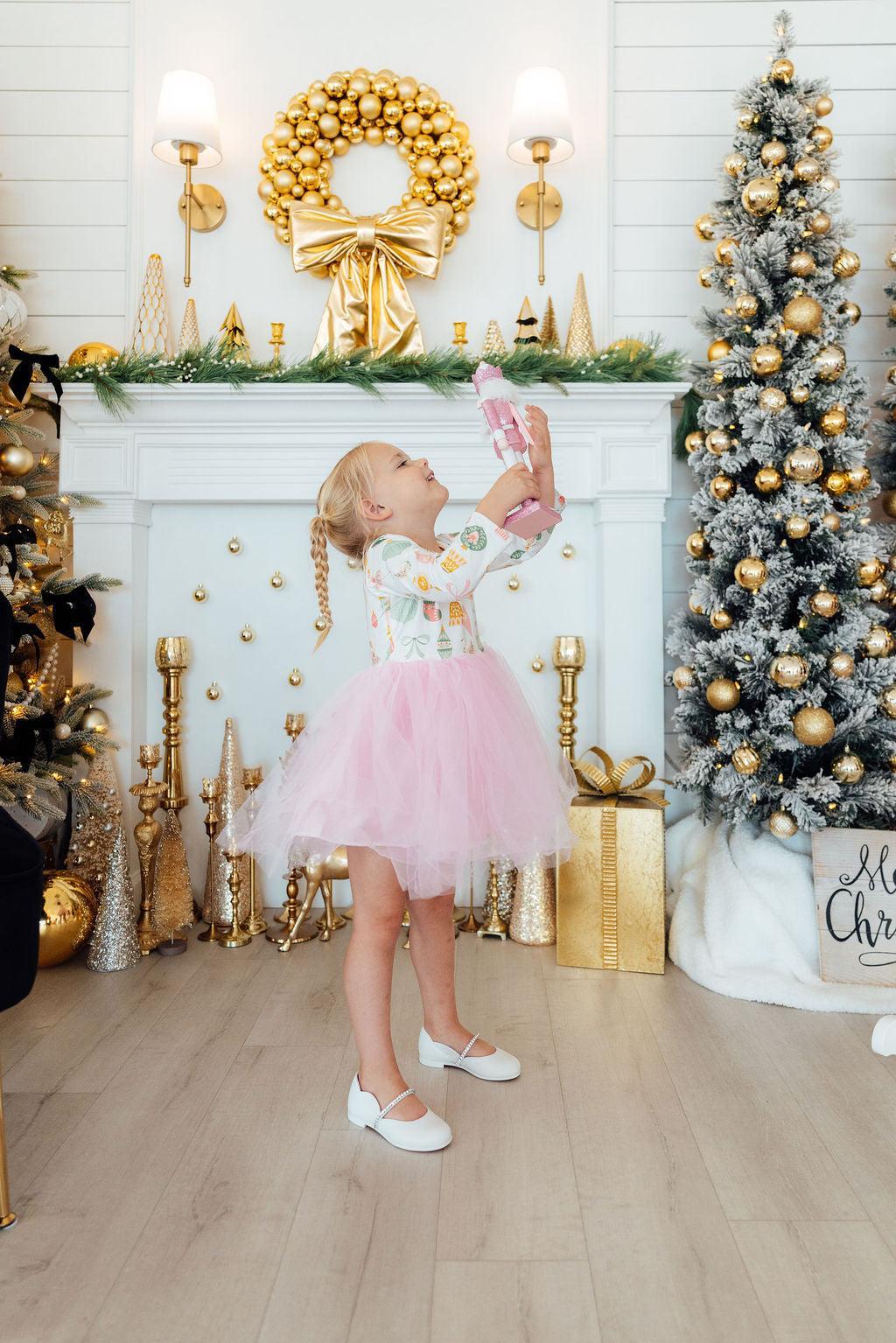 Nutcracker L/S Tutu Dress - Aaria Tees Aaria Tees