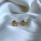 Trendy Fashion Minority Design Copper Gold-plated Tiger Head Necklaces Aaria Tees