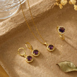 Luxury High-grade Three-piece Ear Clip Expensive To Give Mom Mother's Necklaces Aaria Tees
