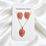 Stainless Steel Enamel Titanium Fashion Personality Necklaces Aaria Tees
