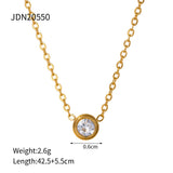 Pearl Light Luxury Minority Stainless Female Necklaces Aaria Tees