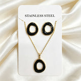 Stainless Steel Enamel Titanium Fashion Personality Necklaces Aaria Tees