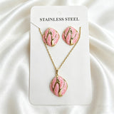 Stainless Steel Enamel Titanium Fashion Personality Necklaces Aaria Tees