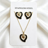 Stainless Steel Enamel Titanium Fashion Personality Necklaces Aaria Tees