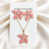 Stainless Steel Enamel Titanium Fashion Personality Necklaces Aaria Tees