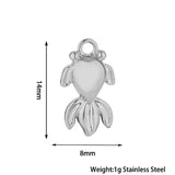 Stainless Steel Inlaid Zircon Clover Lucky Necklaces Aaria Tees