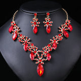 Women's Source High Profile Retro Luxury Crystal Banquet Formal Dress Necklaces Aaria Tees