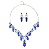 Women's Source High Profile Retro Luxury Crystal Banquet Formal Dress Necklaces Aaria Tees