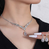 Exaggerated Personalized Elegant Two-piece Fashion Wedding Necklaces Aaria Tees