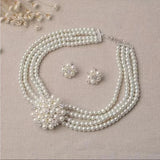 Style Refined Grace Crystal Clavicle Chain Necklaces Aaria Tees