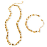 Hip Hop Trend Fashion Design U-shaped Vachette Clasp Personalized Light Necklaces Aaria Tees