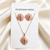 Stainless Steel Enamel Titanium Fashion Personality Necklaces Aaria Tees