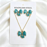Stainless Steel Enamel Titanium Fashion Personality Necklaces Aaria Tees